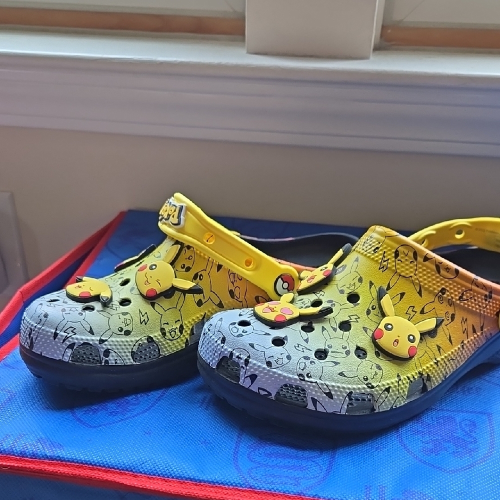 Pikachu Crocs - Yellow and Black